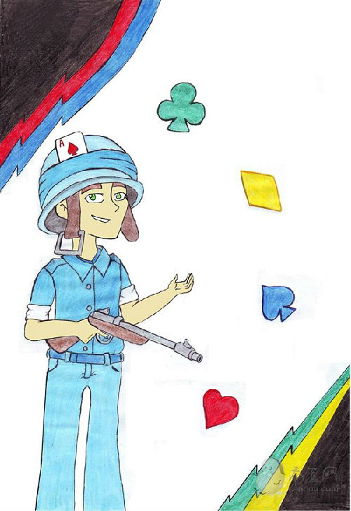 《海岛奇兵》有爱玩家手绘各大兵种 涂鸦艺术
