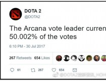 冰蛙微博公布DOTA2至宝投票进度 差距不足十万分之二