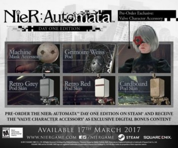 《尼尔：自动人形》3月17日登陆Steam 要求配置一览