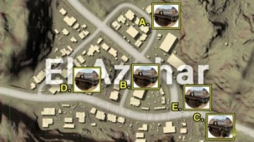绝地求生沙漠EA城建筑分析及刷车点详解