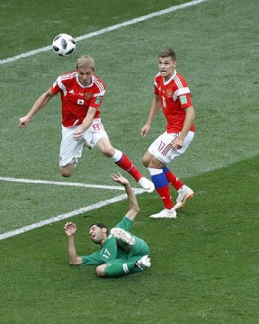 2018世界杯俄罗斯5-0沙特阿拉伯视频回看 俄罗