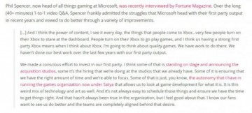 微软：将在游戏方面进行大改进