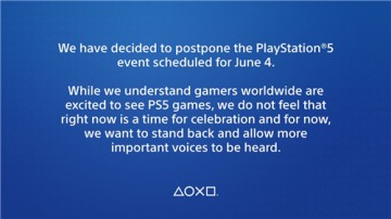 索尼PS5游戏发布会宣布延期 重启时间不明