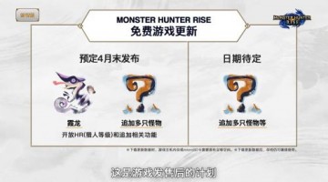 怪物猎人崛起新DEMO下载时间公布 主题怪物怨虎龙开放狩猎