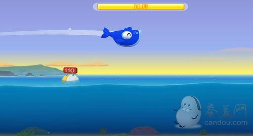 《空中飞鱼》评测：治愈萌鱼儿的水漂游戏