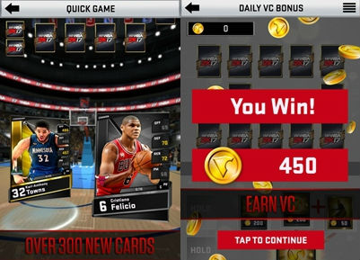 卡牌版NBA游戏《MY NBA 2K17》登录iOS平台