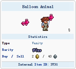 泰拉瑞亚动物气球怎么得 动物气球ID和获取方法