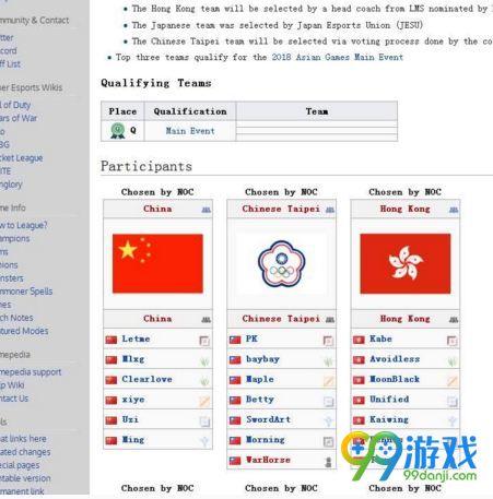 lol亚运会中国队名单一览  lol亚运会赛程公布