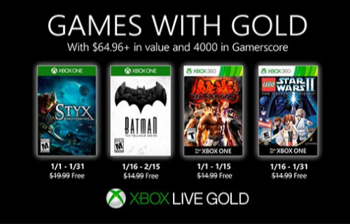 Xbox会员2020年1月会免游戏一览