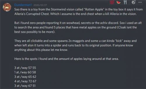 魔兽世界8.3大幻象玩具腐烂的苹果获取攻略 腐烂的苹果怎么获得