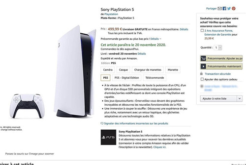 索尼惨遭背刺 PS5主机发售日与价格被意外公布