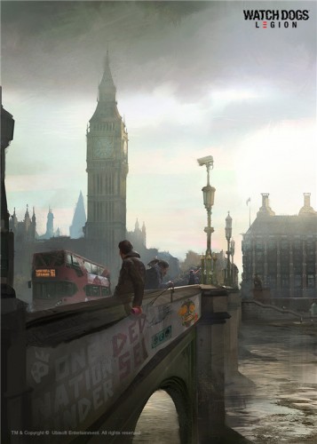 《看门狗：军团》概念原画曝光  欣赏未来的伦敦
