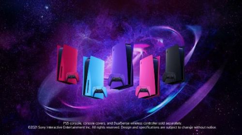 PS5公布多款换色外壳 还有同配色手柄上线