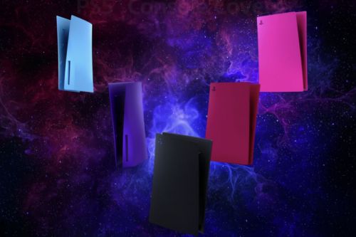 索尼 PS5 新增粉 / 蓝 / 紫三种全新定制面板，售价 55 美元
